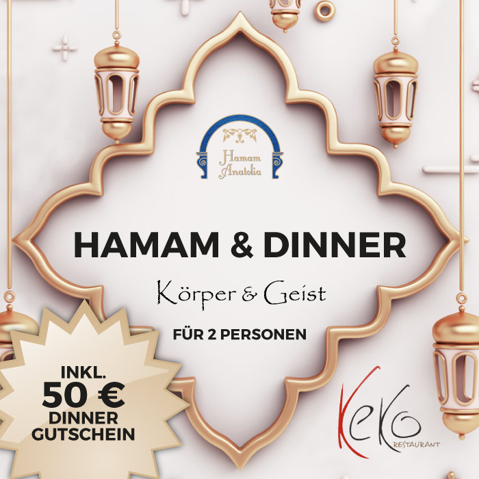 Hamam & Dinner Körper und Geist